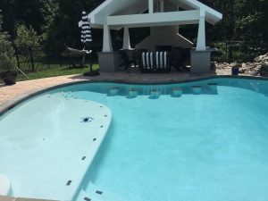 Custom Pool and Swim Up Bar in Easton Maryland
