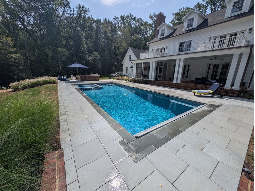 custom pool built by Coastal Pools