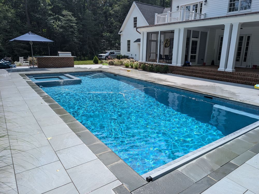 completed new custom pool
