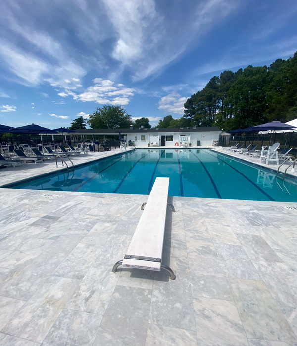 Talbot Country Club after pool rennovation