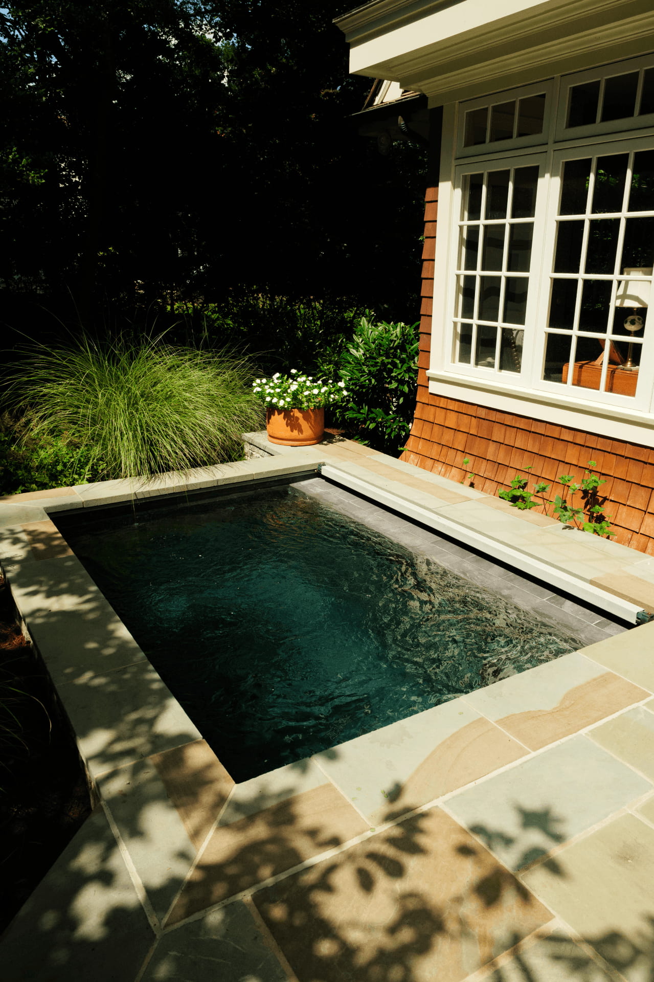 a custom plunge pool in Annapolis, MD