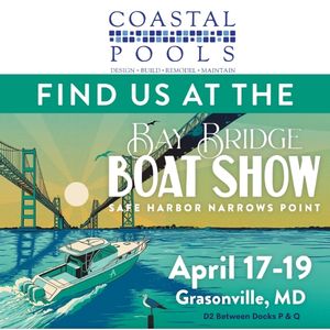 Bay Bridge Boat Show flyer for April 17-19 2026 in Grasonville, MD